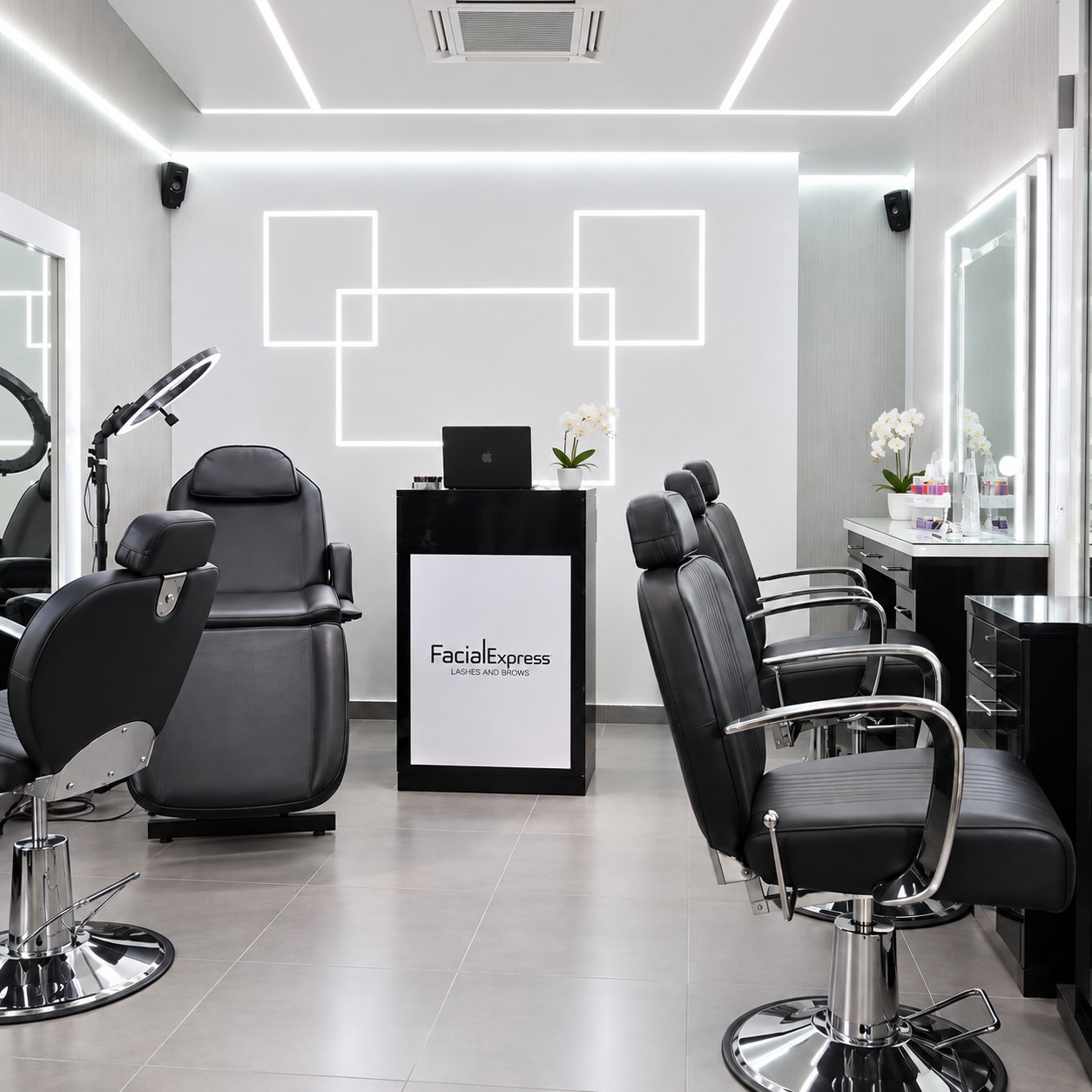 Sala de tratamiento en Facial Express